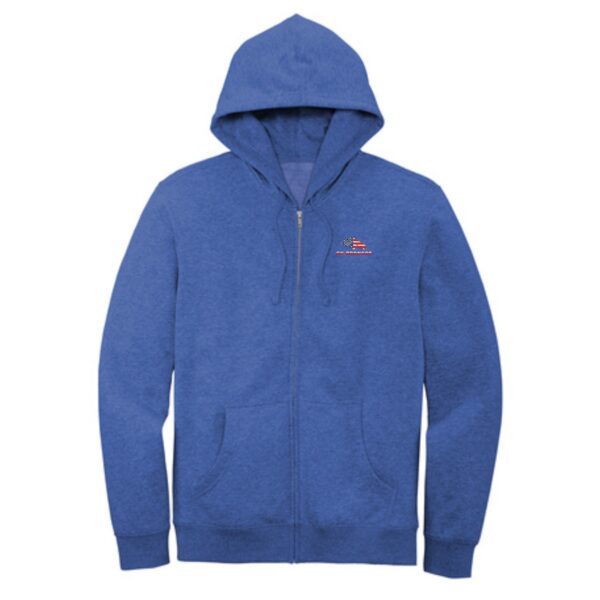 Genoa-Kingston Broncos Adult & Youth Fleece Full-Zip Hoodie - Image 4