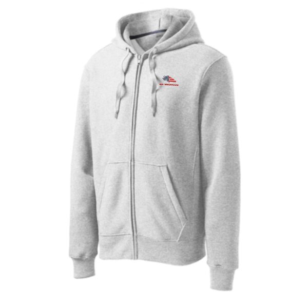 Genoa-Kingston Broncos Adult Full-Zip Hooded Sweatshirt - Image 2