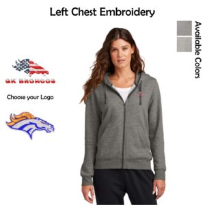 Genoa-Kingston Broncos Ladies Nike Full-Zip Hoodie