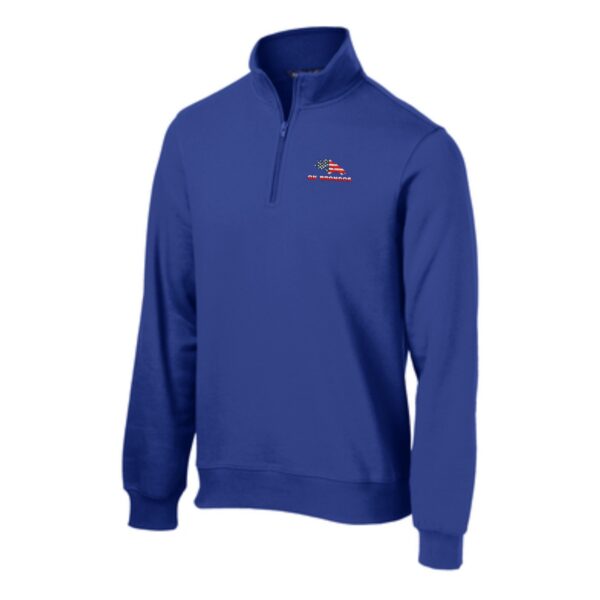 Genoa-Kingston Broncos Adult 1/4-Zip Sweatshirt - Image 4