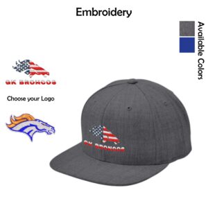 Genoa-Kingston Broncos Flat Bill Snapback Cap
