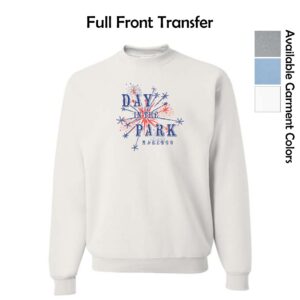 Day in the Park Adult Crewneck Sweatshirt