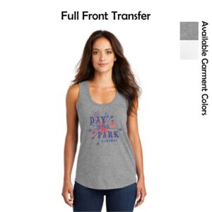 Day in the Park Ladies Racerback Tank