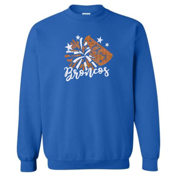 Genoa-Kingston Broncos Cheer Adult & Youth Crewneck Sweatshirt - Image 3