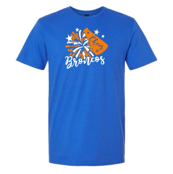 Genoa-Kingston Broncos Cheer Adult & Youth T-Shirt - Image 2