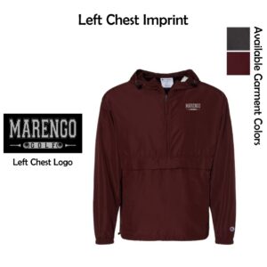 MCHS Golf Hooded Packable Quarter-Zip Jacket