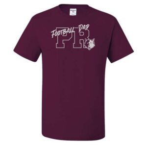 Prairie Ridge Jr. Wolves Football Dad T-Shirt