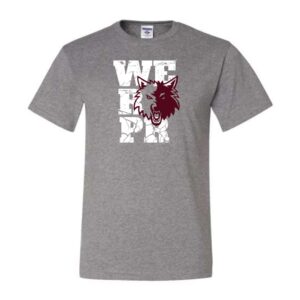 Prairie Ridge Jr. Wolves Football Adult T-Shirt