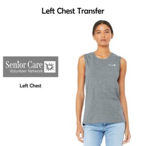 Senior Care Volunteer Network Ladies Jersey Muscle Tank