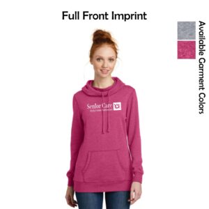 Senior Care Volunteer Network Ladies Lightweight Fleece Hoodie