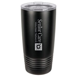 Senior Care Volunteer Network Tumbler with Clear Lid