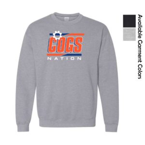 Genoa Kingston Booster Club 01 COGS Nation Adult & Youth Crewneck Sweatshirt