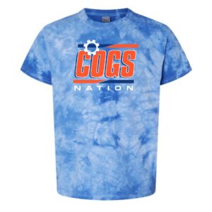 Genoa Kingston Booster Club 01 COGS Nation Adult & Youth Tie-Dyed T-Shirt