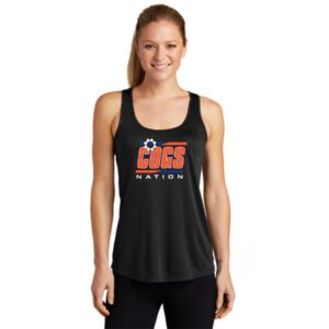 Genoa Kingston Booster Club 01 COGS Nation Ladies Racerback Tank