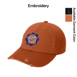 Genoa Kingston Booster Club Embroidered Distressed Cap