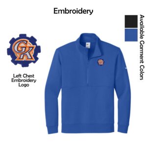 Genoa Kingston Booster Club Embroidered Adult Nike 1/2-Zip