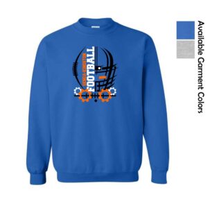 Genoa Kingston Booster Club 02 Football Adult & Youth Crewneck Sweatshirt
