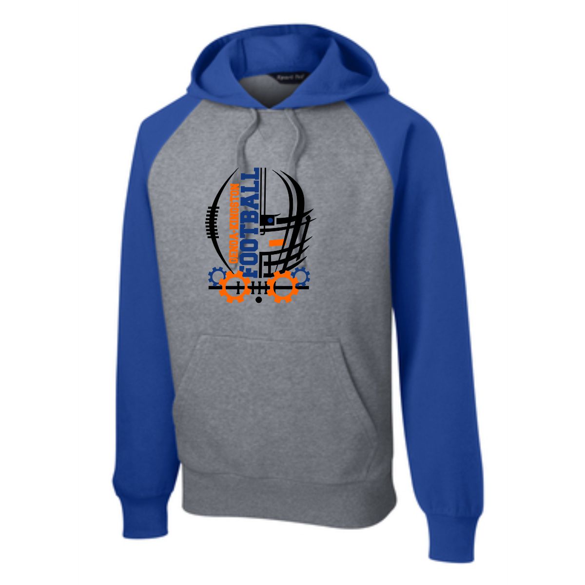 Genoa Kingston Booster Club 02 Football Adult Hooded Sweatshirt