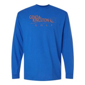 Genoa Kingston Booster Club Golf Adult Long Sleeve T-Shirt