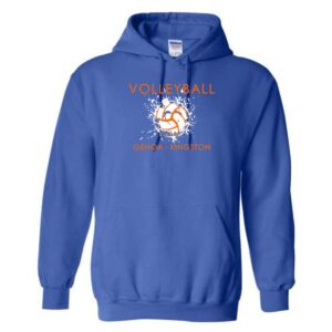 Genoa Kingston Booster Club Volleyball Adult & Youth Hooded Sweatshirt