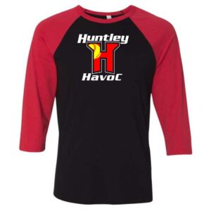 Huntley Havoc Softball Adult Three-Quarter Sleeve Baseball Tee