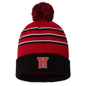 Huntley Havoc Softball Cuffed Beanie with Pom-Pom