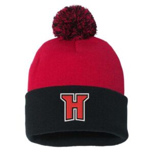 Huntley Havoc Softball Knit Beanie with Pom-Pom