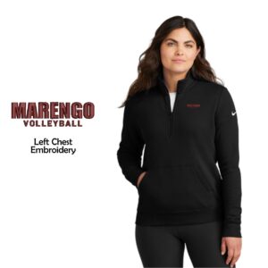 MCHS Volleyball Ladies Nike 1/2-Zip