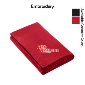 Red Raiders Fastpitch Softball Heavy Blend Fleece Stadium Blanket
