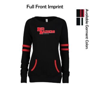 Red Raiders Fastpitch Softball Ladies Varsity Crew Neck Pullover
