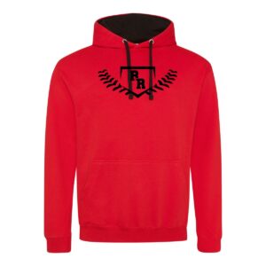 Red Raiders Fastpitch Softball Adult Varsity Contrast Hoodie
