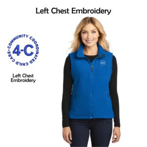 4-C Ladies Fleece Vest