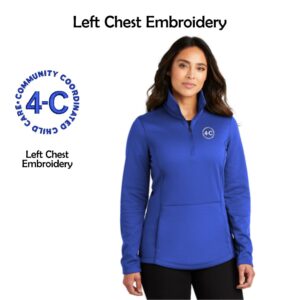 4-C Ladies Smooth Fleece 1/4-Zip