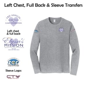 Elyssa's Mission Adult Long Sleeve Tee