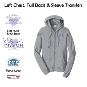 Elyssa's Mission Adult Full-Zip Hooded Sweatshirt