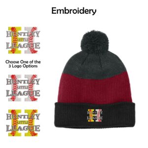 Huntley Little League Beanie with Pom-Pom
