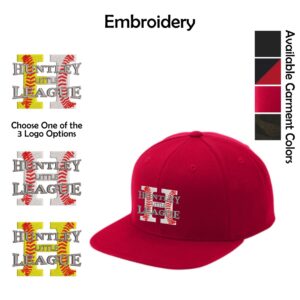 Huntley Little League Flat Bill Snapback Cap