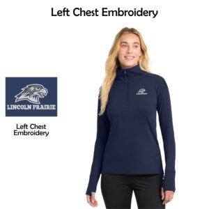 Lincoln Prairie Elementary Ladies Fleece 1/4-Zip