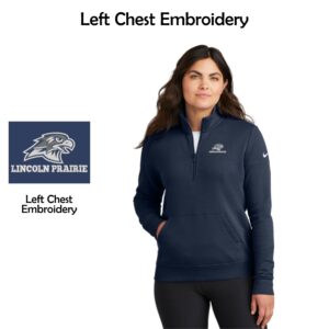 Lincoln Prairie Elementary Ladies Nike 1/2-Zip