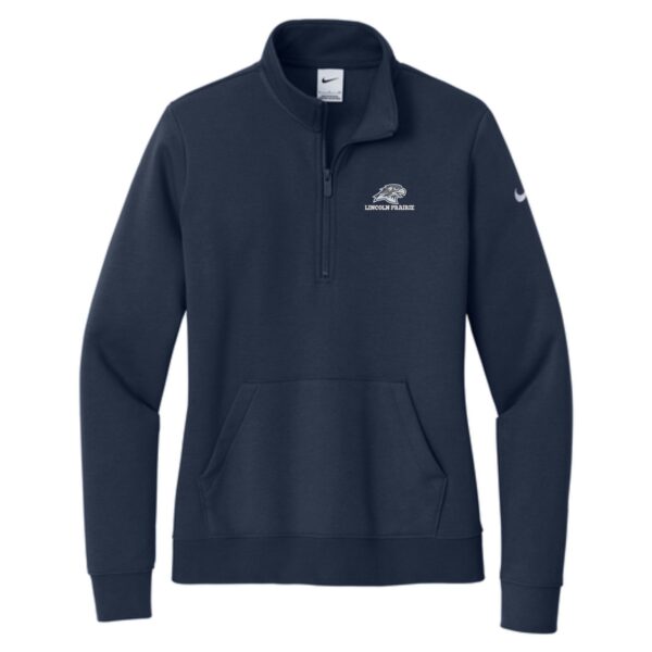 Lincoln Prairie Elementary Ladies Nike 1/2-Zip - Image 2