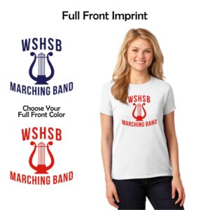 WSHSB Marching Band Ladies T-Shirt