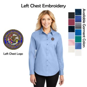 Dupage Clerk Ladies Long Sleeve Easy Care Shirt
