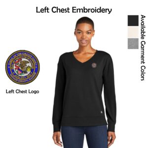 Dupage Clerk Ladies Long Sleeve V-Neck