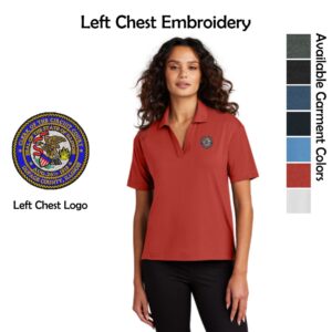 Dupage Clerk Ladies Stretch Jersey Polo
