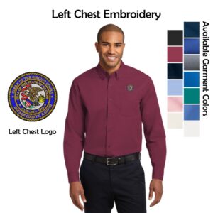 Dupage Clerk Adult Long Sleeve Easy Care Shirt