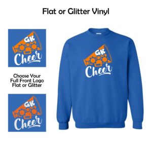 Genoa Kingston Booster Club Cheer Adult & Youth Crewneck Sweatshirt