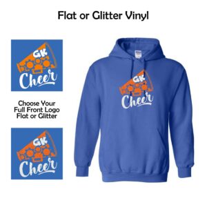 Genoa Kingston Booster Club Cheer Adult & Youth Hooded Sweatshirt