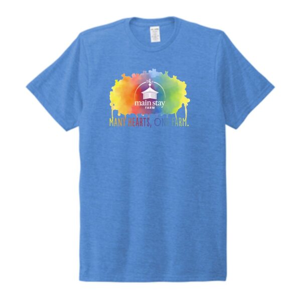 Main Stay Therapeutic Farm Adult Unisex Tri-Blend Tee - Image 2