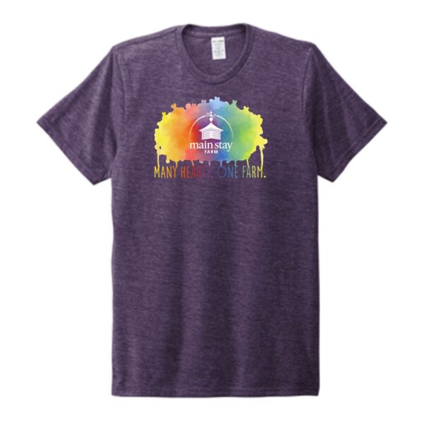 Main Stay Therapeutic Farm Adult Unisex Tri-Blend Tee - Image 6