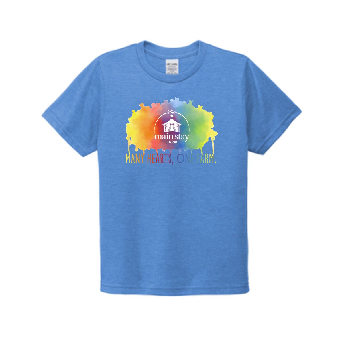 Main Stay Therapeutic Farm Youth Allmade Tri-Blend Tee - Image 2